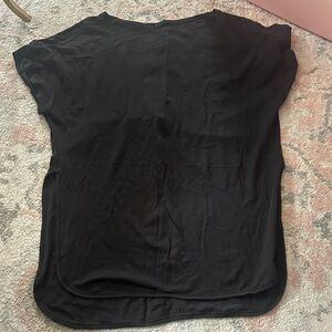 lululemon athletica Black Short-Sleeve Boatneck Tea